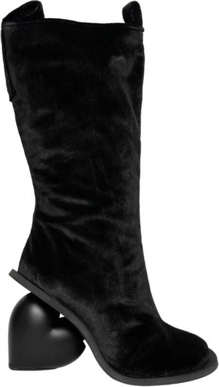 Yume Heeled Boots Black Dames