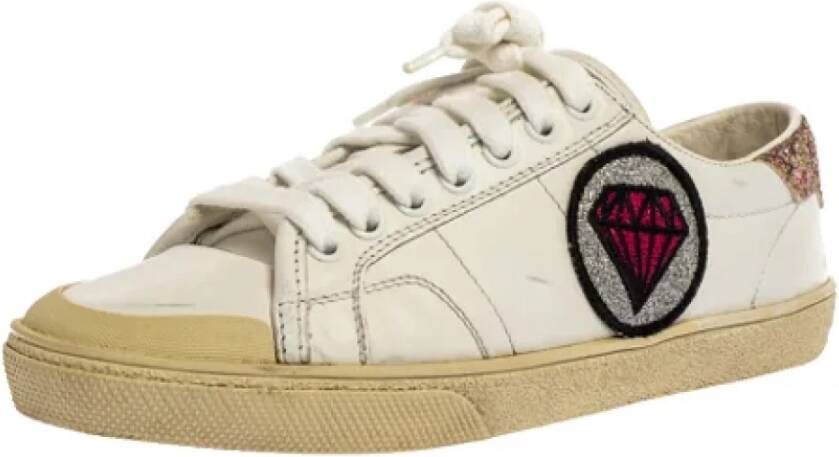 Yves Saint Laurent Vintage Pre-owned Fabric sneakers White Dames