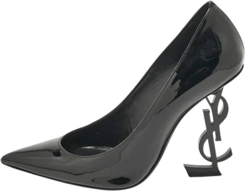 Yves Saint Laurent Vintage Pre-owned Leather heels Black Dames