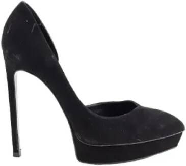 Yves Saint Laurent Vintage Pre-owned Leather heels Black Dames