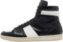 Yves Saint Laurent Vintage Pre-owned Leather sneakers Black Heren - Thumbnail 1