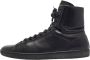 Yves Saint Laurent Vintage Pre-owned Leather sneakers Black Heren - Thumbnail 1