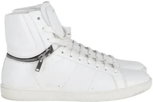 Yves Saint Laurent Vintage Pre-owned Leather sneakers White Heren