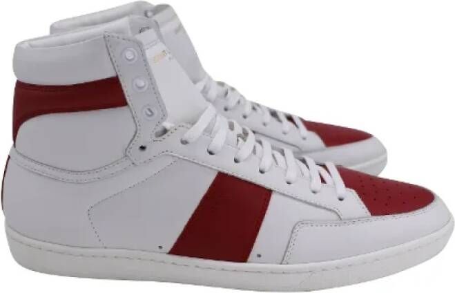 Yves Saint Laurent Vintage Pre-owned Leather sneakers White Heren