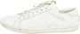 Yves Saint Laurent Vintage Pre-owned Leather sneakers White Heren - Thumbnail 1