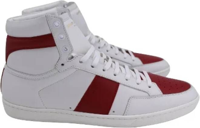 Yves Saint Laurent Vintage Pre-owned Leather sneakers White Heren