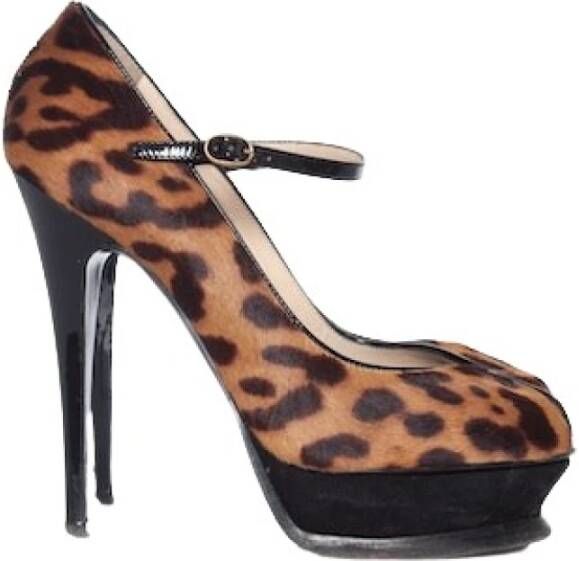 Yves Saint Laurent Vintage Pre-owned Pumps Brown Dames