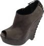 Yves Saint Laurent Vintage Pre-owned Suede boots Gray Dames - Thumbnail 1