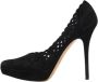 Yves Saint Laurent Vintage Pre-owned Suede heels Black Dames - Thumbnail 1