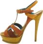 Yves Saint Laurent Vintage Pre-owned Suede sandals Multicolor Dames - Thumbnail 1