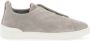 Ermenegildo Zegna Grijze Sneakers voor Mannen Aw24 Gray Heren - Thumbnail 1