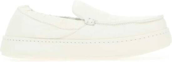 Z Zegna Witte Nappa Leren Loafers voor Heren White Heren