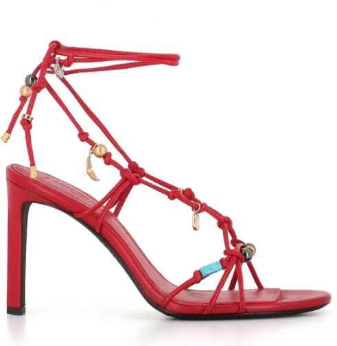 Zadig & Voltaire High Heel Sandals Red Dames