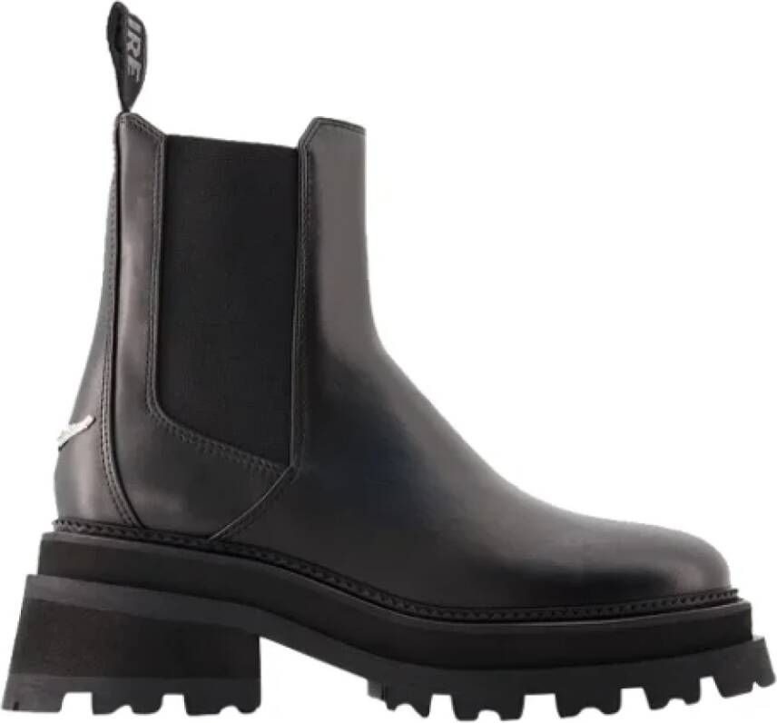 Zadig & Voltaire Leather boots Black Dames