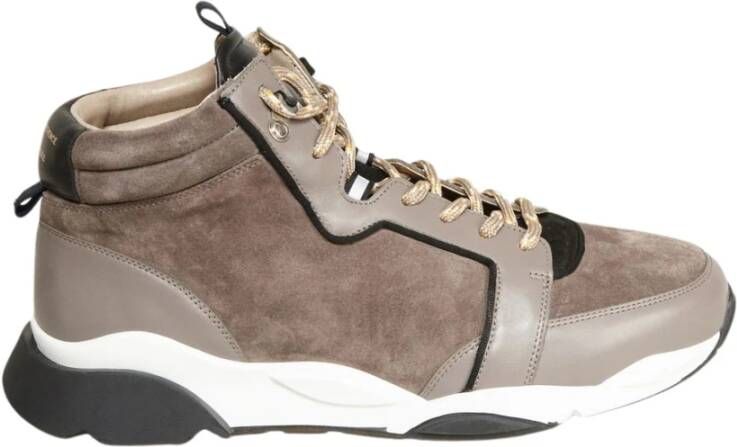 Zespà Grijze Mountain Trainers High Top Gray Heren