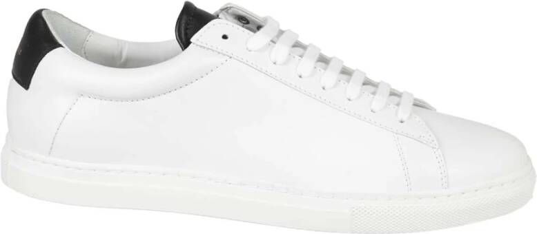 Zespà Stijlvolle Leren Sneakers White Heren