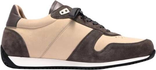 Zespà Zsp6 Nubuck Sneakers Bruin Heren