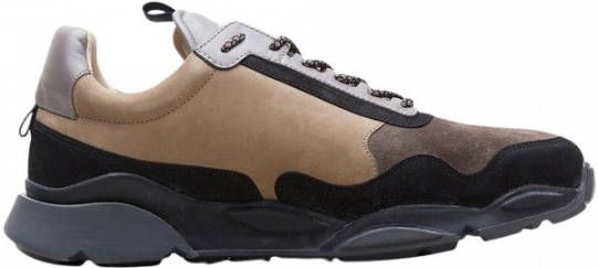 Zespà Zsp7 nubuck sneakers Bruin Heren