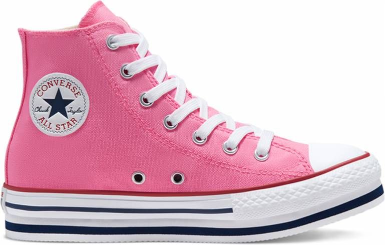 Converse All Stars Chuck Taylor Platform 668027C Roze Wit