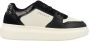 Cruyff Tennis court black white Zwart Leerlook Lage sneakers Dames - Thumbnail 4