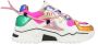 DWRS Jupiter chunky leren sneakers wit multi - Thumbnail 2