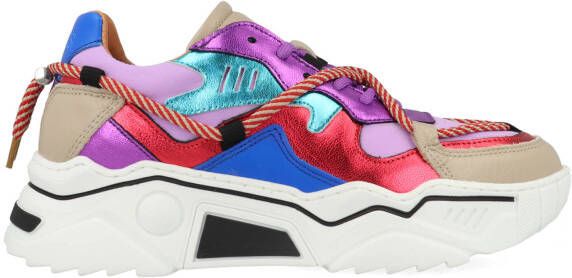 Dwrs Dames Sneakers Jupiter Lila Raspberry Multi