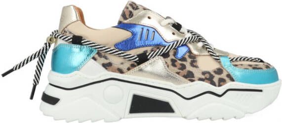 DWRS Jupiter Leopard J5554C-75-8353 Beige Blauw