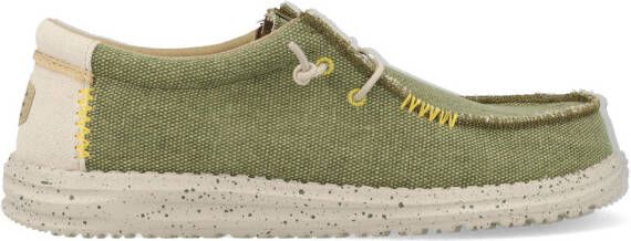 heydude Instappers Wally Coastline Jute HD40952-337 Groen