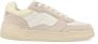 Hub Match Sneakers Leren Sneaker Dames Beige - Thumbnail 4