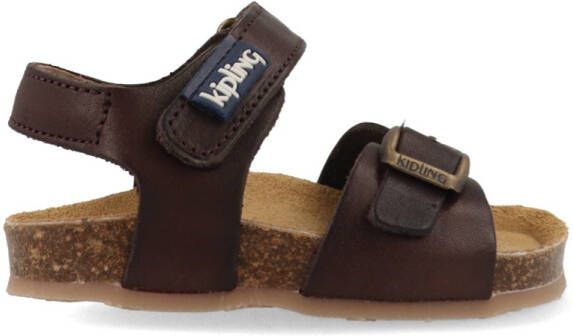 Kipling Sandalen Fabio 12363001-0717 Donker Bruin