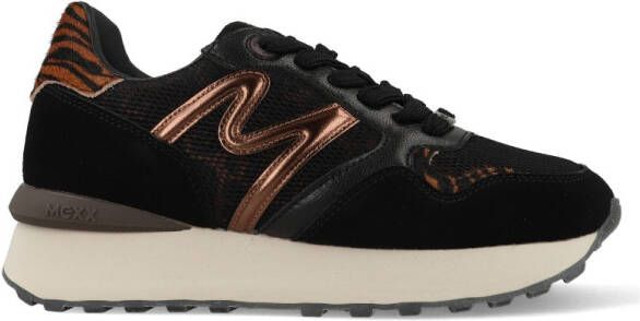 Mexx Sneakers Juju Humper MIEV1003343W-9993 Zwart Bruin