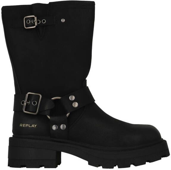 Replay Brigitte Boots RL680004S-0003 Zwart