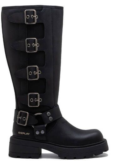 replay Brigitte Multi Boots RL680006S-0003 Zwart