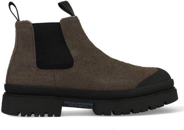 replay Sandtown Chelsea Boots RC1G0002L-0019 Donker Grijs