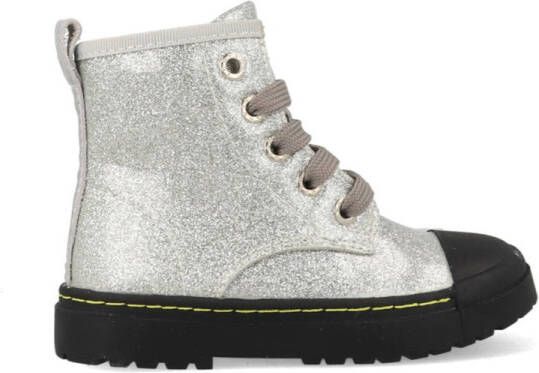 Shoesme Boots Biker SW21W011-B Zilver