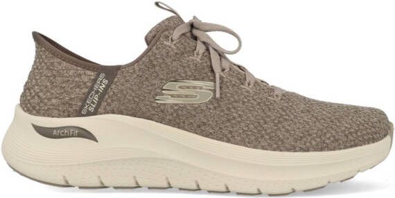 Skechers Arch Fit 2.0 LOOK AHEAD 232462 TPE Taupe Grijs