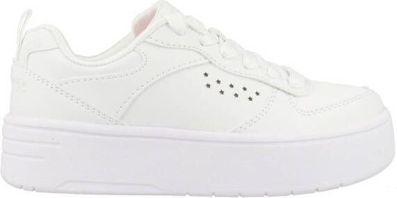 Skechers Court High Color Zone Sneakers Wit