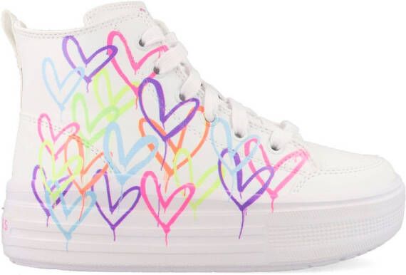 Skechers Hyperlift Love Daze 314075L WMLT Wit Multicolor