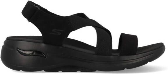 Skechers Sandalen Go Walk Arch Fit 140257 BBK Zwart