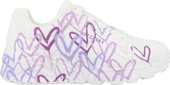 Skechers Uno Lite Spread The Love 314064L WLPR Wit Paars