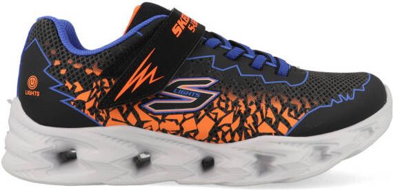 Skechers Vortex 2.0 Zorento Jongens Sneakers Zwart Blauw Oranje