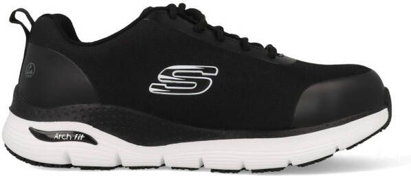 Skechers Werkschoenen Arch Fit SR Ringstap 200086EC BKW Zwart Wit