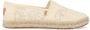 TOMS Alpargata Rope 2.0 Beige Bloemmotief Kant Espadrille - Thumbnail 7