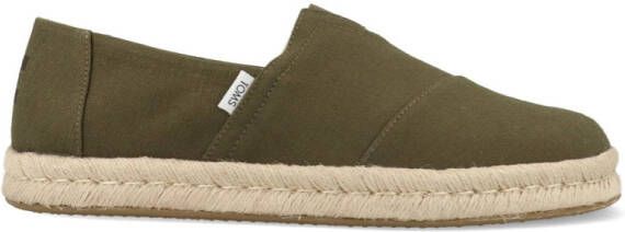 Toms Espadrille Alpargata Rope 2.0 10019899 Olijfgroen