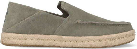 toms Loafers Alonso Rope 10020874 Olijf Groen