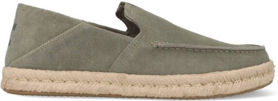 Toms Loafers Alonso Rope 10020874 Olijf Groen