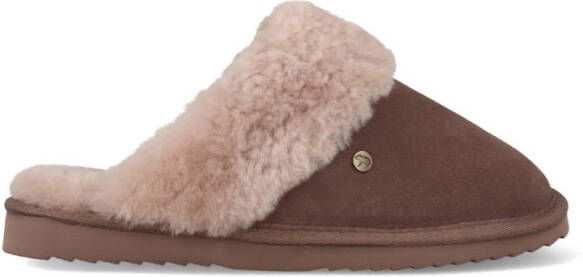 Warmbat Pantoffels Flurry FLS321064 Liver Bruin