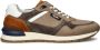 Australian Grijze Leren Sneakers met Comfortabel Voetbed Brown - Thumbnail 4