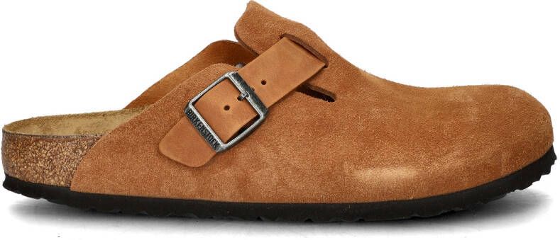 Birkenstock Boston heren clog Cognac