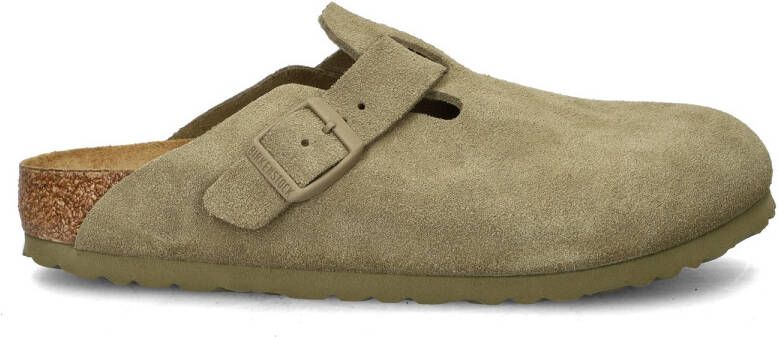 Birkenstock Boston Suede instapschoenen